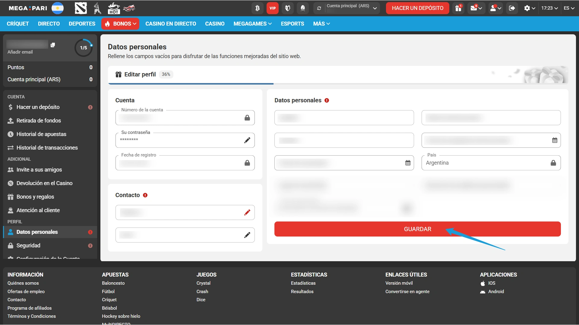 Establecé límites de juego responsable para tus apuestas en MegaPari.